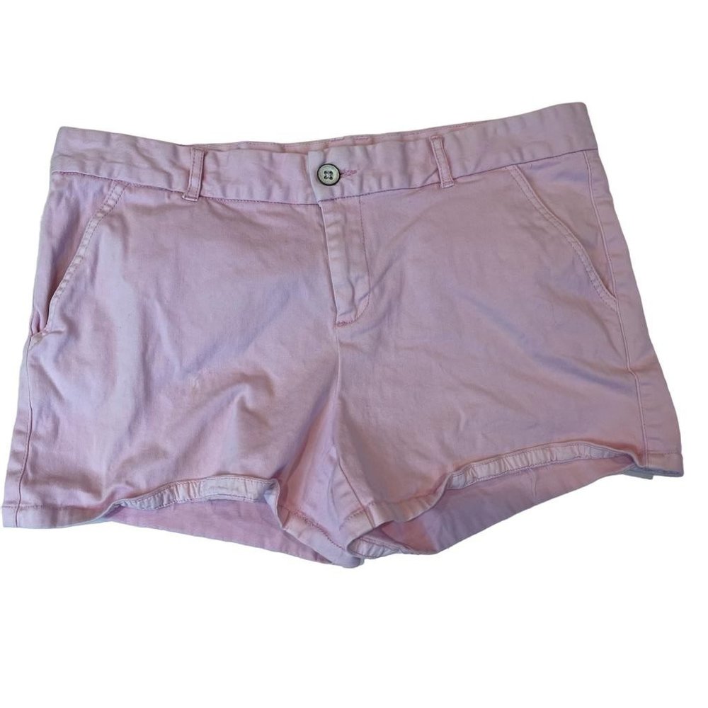 JACHS Womens Girlfriend Shorts Mid Rise Slash Pockets Lightweight Pink Size 10